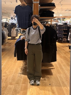 n / 無印良品 さん(レディース・155cm)の秋コーディネート