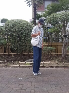 「Reasonのアイテム」を使った、たまさん（レディース・175cm）の夏コーディネート