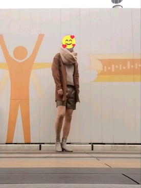 「NANING9（ナンニング）のアイテム」を使った、たまさん（レディース・175cm）の冬コーディネート