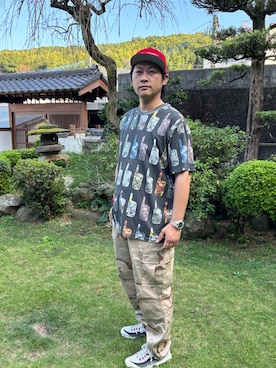 「アイテム（腕時計）」を使った、k_kさん（メンズ・185cm）の秋コーディネート