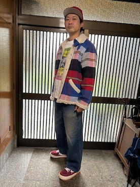 「アイテム（ジャケット/アウター）」を使った、k_kさん（メンズ・185cm）の秋コーディネート