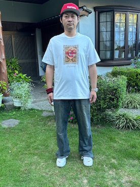 「アイテム（帽子）」を使った、k_kさん（メンズ・185cm）の秋コーディネート