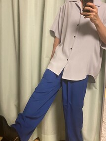 ADRER（アドラー）の「high drape back belt open collar shirt/ハイ