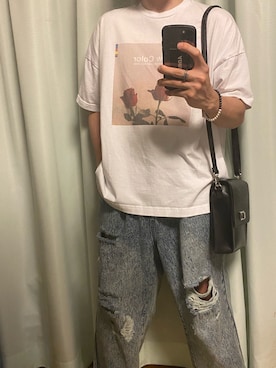 「ADRER（アドラー）の【ADRER】The ring（リング）」を使った、namahamu272さん（メンズ・163cm）の夏コーディネート