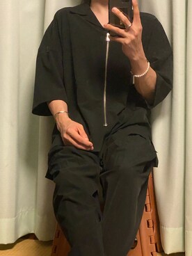 「ADRER（アドラー）の【ADRER】The ring（リング）」を使った、namahamu272さん（メンズ・163cm）の夏コーディネート