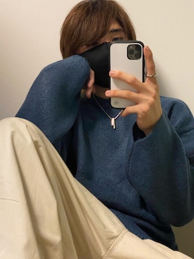 「ADRER（アドラー）の【ADRER】The ring（リング）」を使った、namahamu272さん（メンズ・163cm）の秋コーディネート