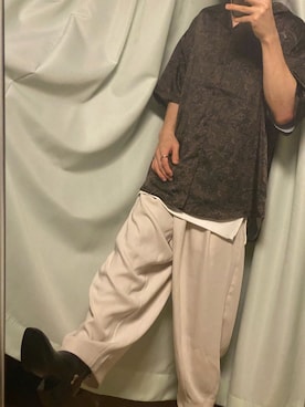 「ADRER（アドラー）の【ADRER】The ring（リング）」を使った、namahamu272さん（メンズ・163cm）の夏コーディネート