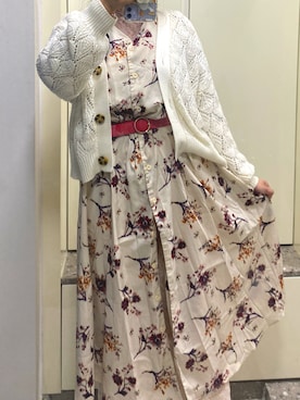 「アイテム（イヤリング）」を使った、ベレベア さん（レディース・152cm・20代）の秋コーディネート