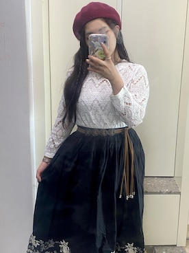 「アイテム（その他トップス）」を使った、ベレベア さん（レディース・152cm）の秋コーディネート