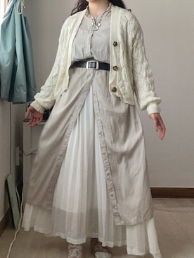 「Honeys（ハニーズ）のアイテム（トップス）」を使った、ベレベア さん（レディース・152cm）の春コーディネート