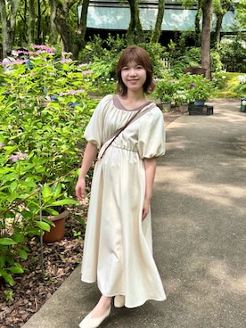「minia（ミニア）のアイテム」を使った、m i k u ＊さん（レディース・161cm）の夏コーディネート