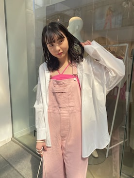 「はじめましてコーデ」｜「アイテム（オールインワン・サロペット）」を使った、おはまさん（レディース・165cm）の春コーディネート