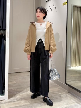 「NOMINE（ノミネ）のアイテム」を使った、✌︎ふくもっさん✌︎さん（レディース・163cm）の冬コーディネート