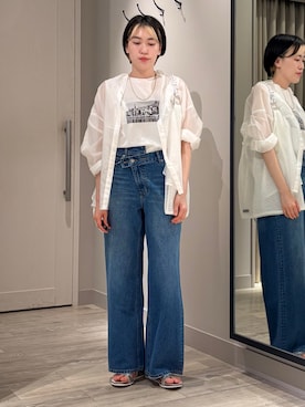 「20代後半」｜✌︎ふくもっさん✌︎さん（レディース・163cm）の夏コーディネート
