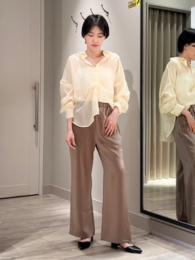 「20代後半」｜✌︎ふくもっさん✌︎さん（レディース・163cm）の春コーディネート