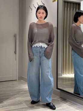 ✌︎ふくもっさん✌︎さん(レディース・163cm)の春コーディネート