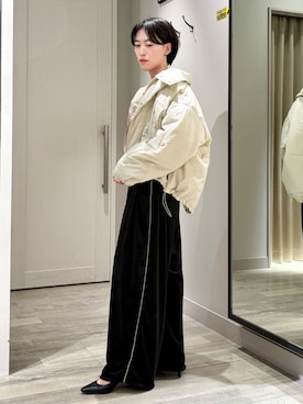 「ショートブルゾン」｜✌︎ふくもっさん✌︎さん（レディース・163cm）の秋コーディネート