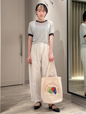 「NOMINE（ノミネ）のアイテム」を使った、✌︎ふくもっさん✌︎さん（レディース・163cm）の春コーディネート