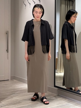 「NOMINE（ノミネ）のアイテム」を使った、✌︎ふくもっさん✌︎さん（レディース・163cm）の夏コーディネート