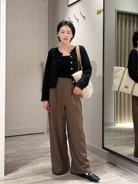 「20代後半」｜✌︎ふくもっさん✌︎さん（レディース・163cm）の秋コーディネート