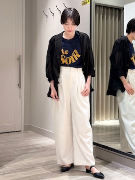 「20代後半」｜✌︎ふくもっさん✌︎さん（レディース・163cm）の春コーディネート