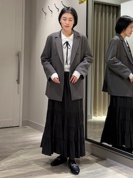 「20代後半」｜✌︎ふくもっさん✌︎さん（レディース・163cm）の春コーディネート