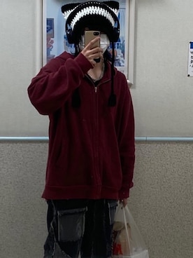 「ネコミミ」｜「アイテム（アクセサリー）」を使った、ゆととさん（メンズ・163cm）の秋コーディネート