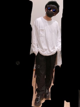 「低身長男子」｜「アイテム（キャスケット）」を使った、ゆととさん（メンズ・163cm）の夏コーディネート