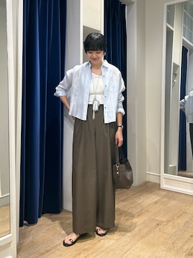 「NOLLEY’S（ノーリーズ）のアイテム（アクセサリー）」を使った、fukudaさん（レディース・170cm）の春コーディネート