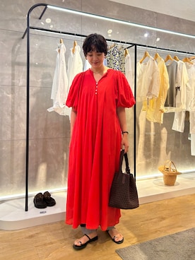 「NOLLEY’S（ノーリーズ）のアイテム」を使った、fukudaさん（レディース・170cm）の夏コーディネート