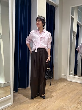 「grace grace （グラスグラス）のアイテム」を使った、fukudaさん（レディース・170cm）の秋コーディネート