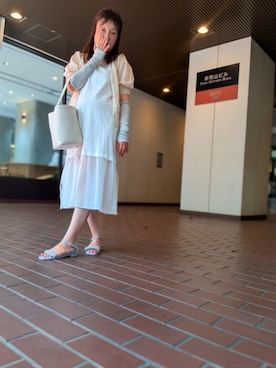 「アイテム（イヤリング）」を使った、（相互）さやかさん（レディース・150cm）の秋コーディネート