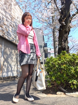 「SNIDEL（スナイデル）のアイテム」を使った、（相互）さやかさん（レディース・150cm）の春コーディネート