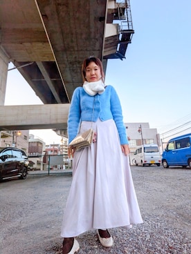 「アイテム（シャツ/ブラウス）」を使った、（相互）さやかさん（レディース・150cm）の秋コーディネート