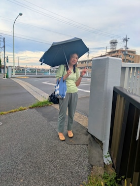 「green label relaxing（グリーンレーベルリラクシング）のアイテム」を使った、（相互）さやかさん（レディース・150cm）の秋コーディネート