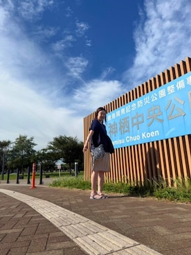 「アイテム（チャーム）」を使った、（相互）さやかさん（レディース・150cm・40代）の夏コーディネート