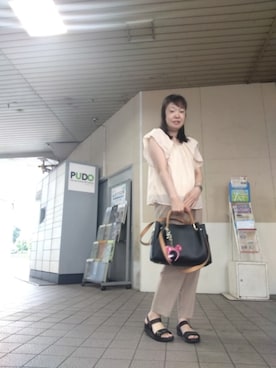 「MISCH MASCH（ミッシュマッシュ）のアイテム」を使った、（相互）さやかさん（レディース・150cm）の夏コーディネート
