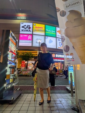 「MOUSSY（マウジー）のアイテム」を使った、（相互）さやかさん（レディース・150cm・40代）の秋コーディネート