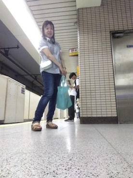 (相互)さやかさん(レディース・150cm)の夏コーディネート