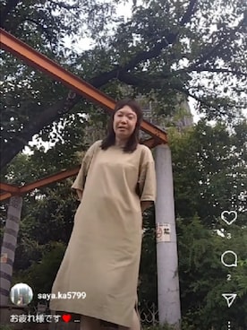 「アイテム（ワンピース/ドレス）」を使った、（相互）さやかさん（レディース・150cm・40代）の夏コーディネート