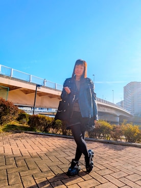 「agnes b.（アニエスベー）のアイテム」を使った、（相互）さやかさん（レディース・150cm）の冬コーディネート