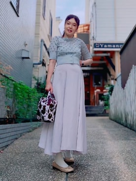 「アイテム（ヘアアクセサリー）」を使った、（相互）さやかさん（レディース・150cm）の秋コーディネート
