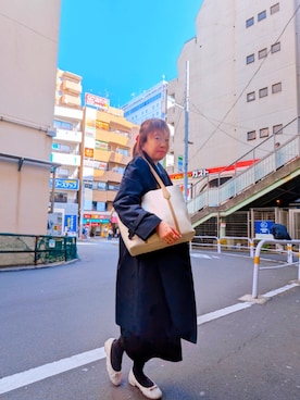 「NATURAL BEAUTY BASIC（ナチュラルビューティーベーシック）のアイテム」を使った、（相互）さやかさん（レディース・150cm）の春コーディネート