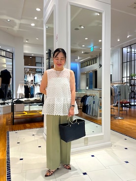 「NOLLEY’S（ノーリーズ）のアイテム」を使った、nol  MATSUDAさん（レディース・157cm）の夏コーディネート