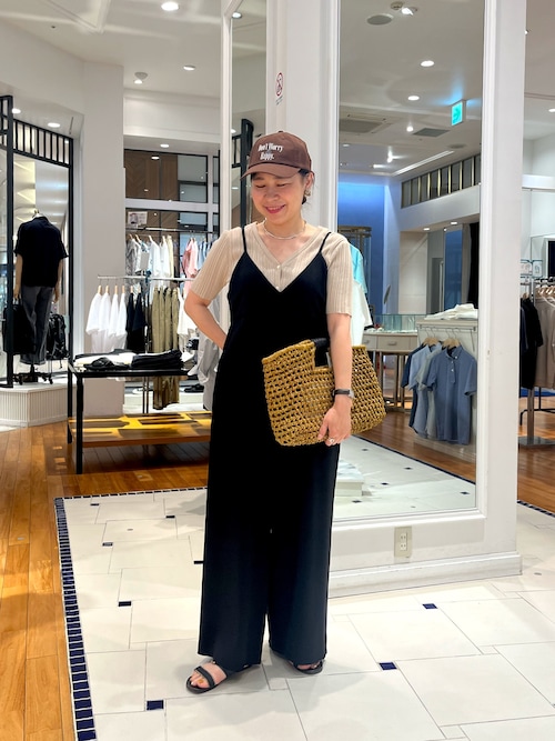 Rie Millerのオールインワン・サロペットを使ったコーディネート