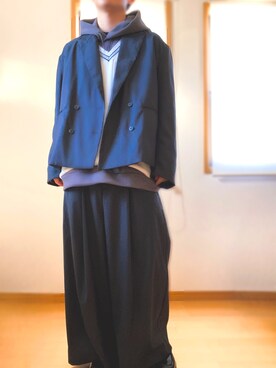 「KUUUPY（クーピー）のアイテム（その他パンツ）」を使った、DAIさん（メンズ・170cm）の冬コーディネート