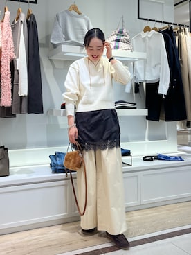 「アイテム（その他小物）」を使った、SAYAKAさん（レディース・163cm）の秋コーディネート