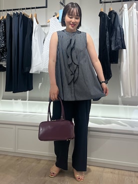 「NOLLEY’S Sophi（ノーリーズソフィ）のアイテム」を使った、SAYAKAさん（レディース・163cm）の夏コーディネート