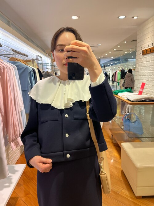 セール】ウォッシャブルエアボールクルーネックブルゾン（ブルゾン