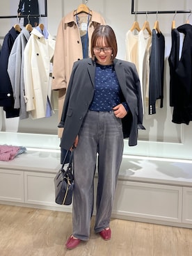 「grace grace （グラスグラス）のアイテム」を使った、SAYAKAさん（レディース・163cm）の秋コーディネート